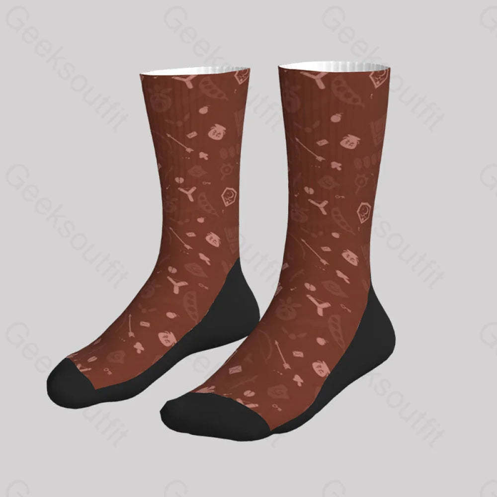 Zelda Game Pattern Men’s Socks Sks018