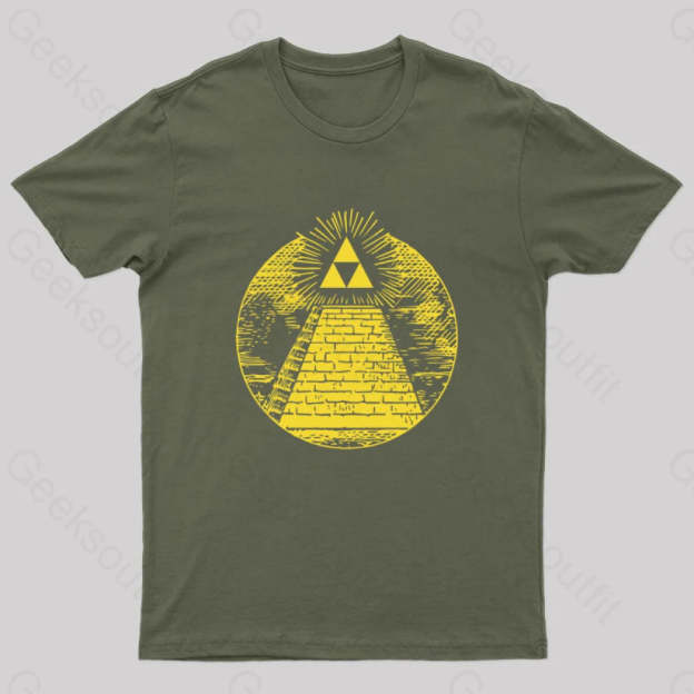 Zelda - Wake Up Hyrule T-Shirt Army Green / S