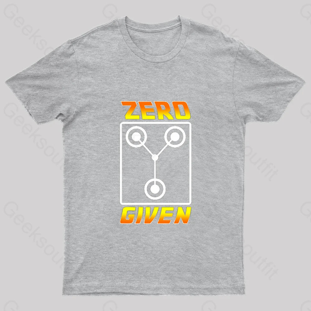 Zero Flux Given Geek T-Shirt Grey / S