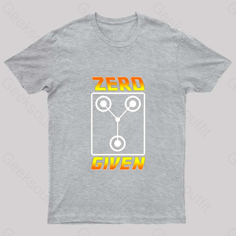 Zero Flux Given Geek T-Shirt Grey / S