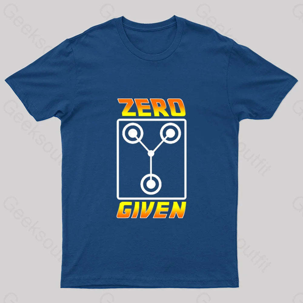 Zero Flux Given Geek T-Shirt Navy / S