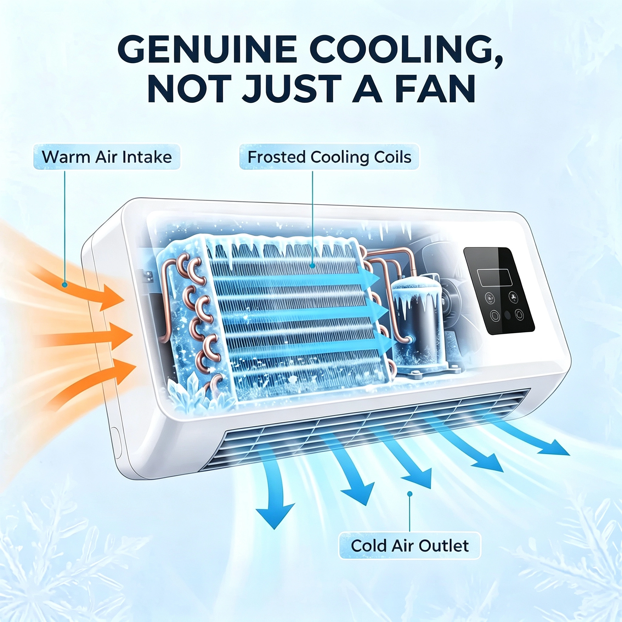 🔥Limited Discount🔥Ductless Portable Air Conditioners No Windows Needed