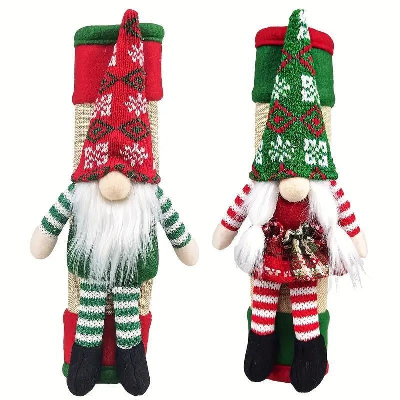 🎅Early Christmas 49%OFF🎅2 set Christmas Gnome Design Fridge Door Handle Cover