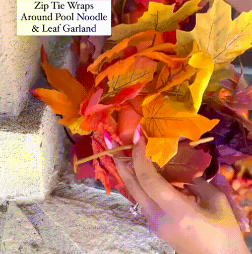 Maple Vine Artificial Maple Leaf Wreath Autumn Maple Leaf Fall Decoration