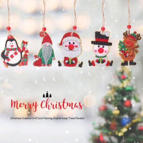 Christmas DIY Diamond Painting Pendant