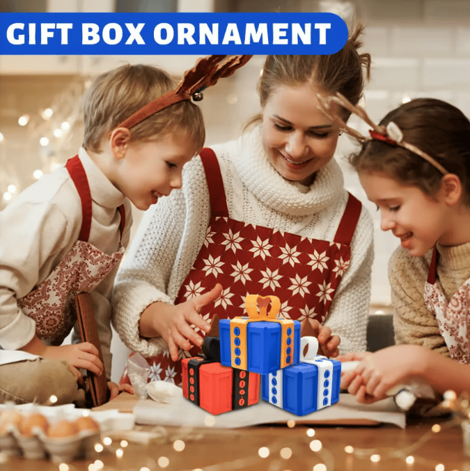 🎁 3D Printed Annoying Gift Box Ornaments 😂 - Ideal for Pranks and Mischief!