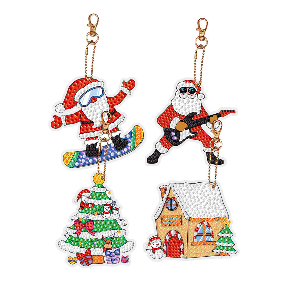 Christmas DIY Diamond Painting Pendant