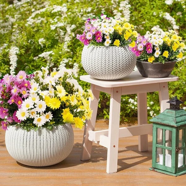 Artificial Daisies Flowers for Outdoors💐