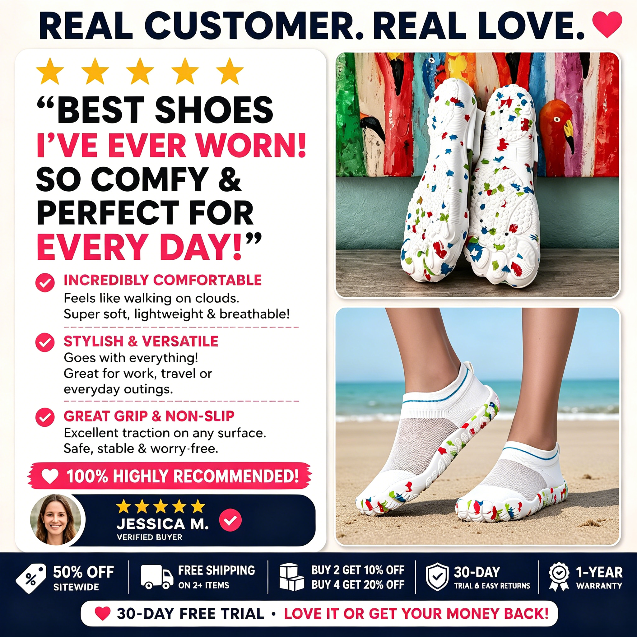 🌊 Ultra-Comfort Barefoot Water Shoes