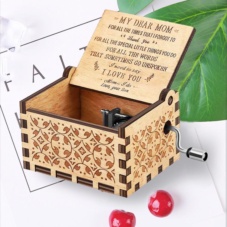 (Mother's Day Sale- 50% OFF) Engraved Music Box
