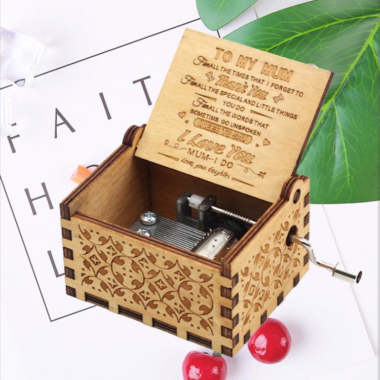 (Mother's Day Sale- 50% OFF) Engraved Music Box
