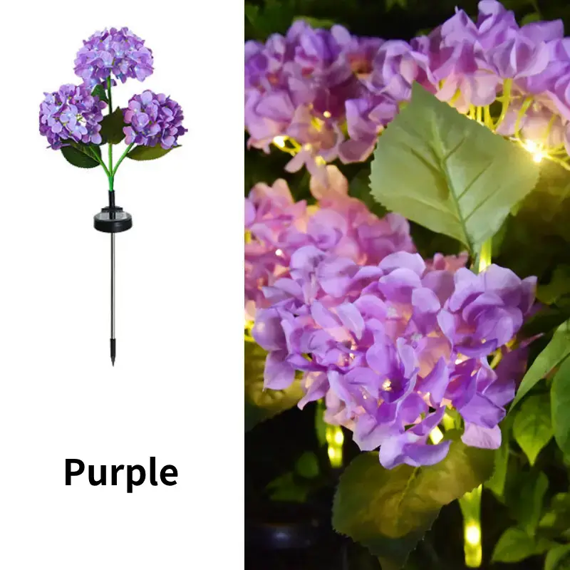 🔥Summer Hot Sale🔥Outdoor Solar Hydrangea Flower Lights