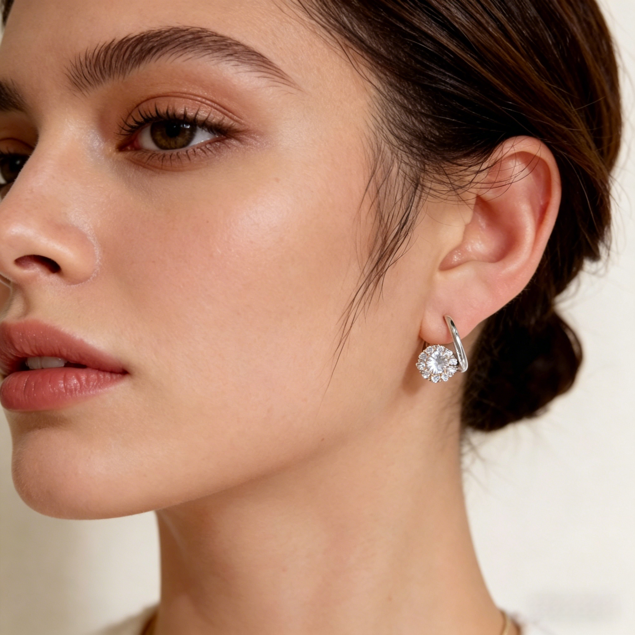 🔥Hot Sale💎Rotating Diamond Earrings