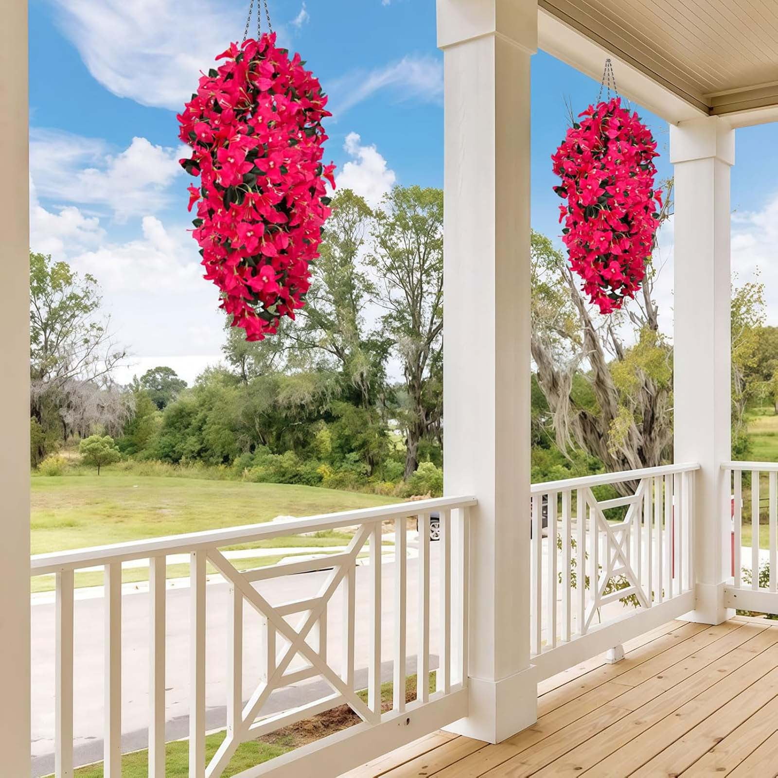 🌺LAST DAY 60% OFF✨-UV Resistant Fall Faux Bougainvillea Artificial Hanging Flowers
