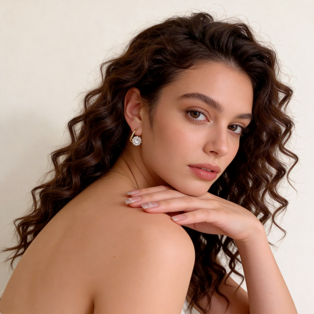 🔥Hot Sale💎Rotating Diamond Earrings