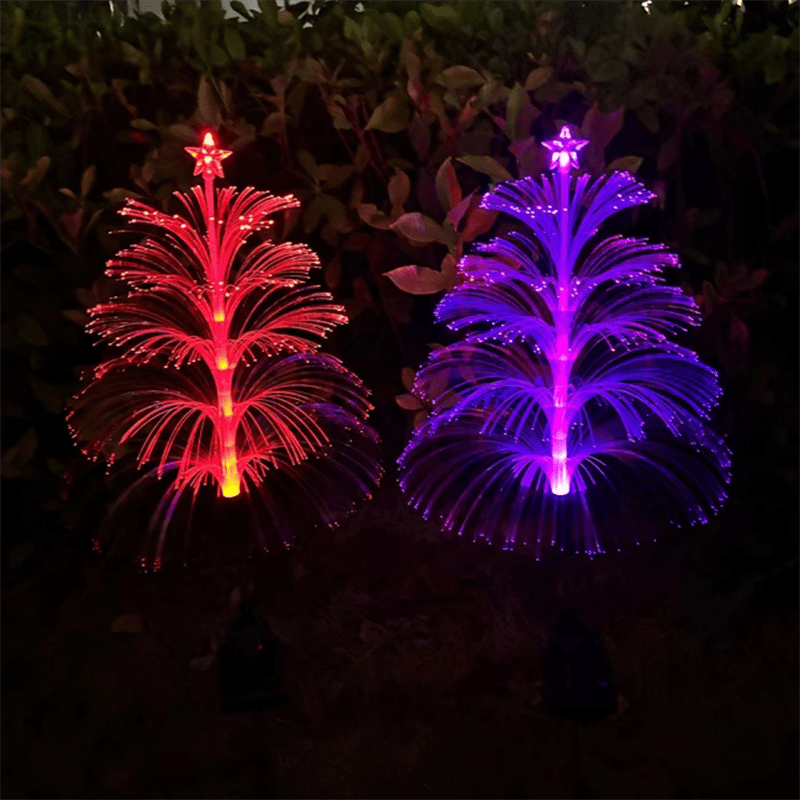 Seven Colors Gradient Solar Christmas Tree Lights