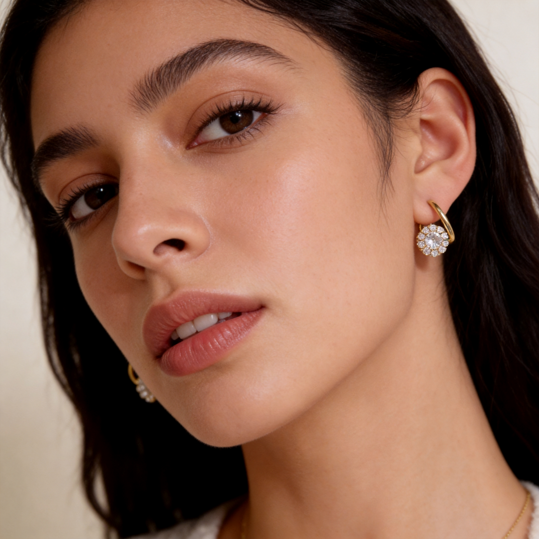 🔥Hot Sale💎Rotating Diamond Earrings