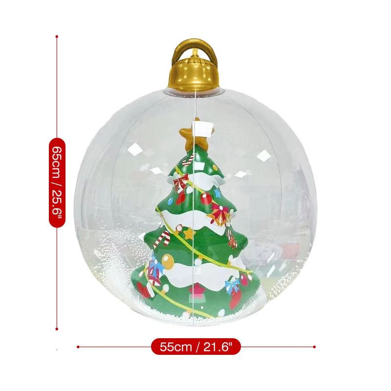🎅Christmas Hot Sale -Outdoor Christmas PVC inflatable Decorated Ball🎄