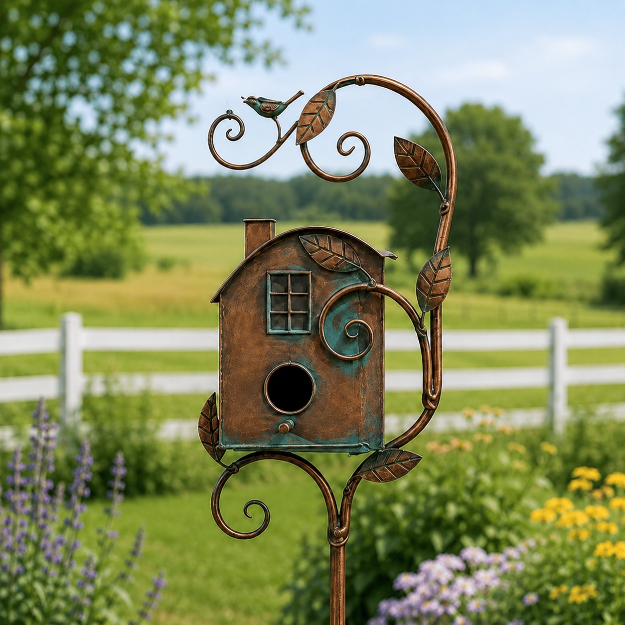 100% Handmade Iron Birdhouse❤(Handmade by Jordan Maynard®)