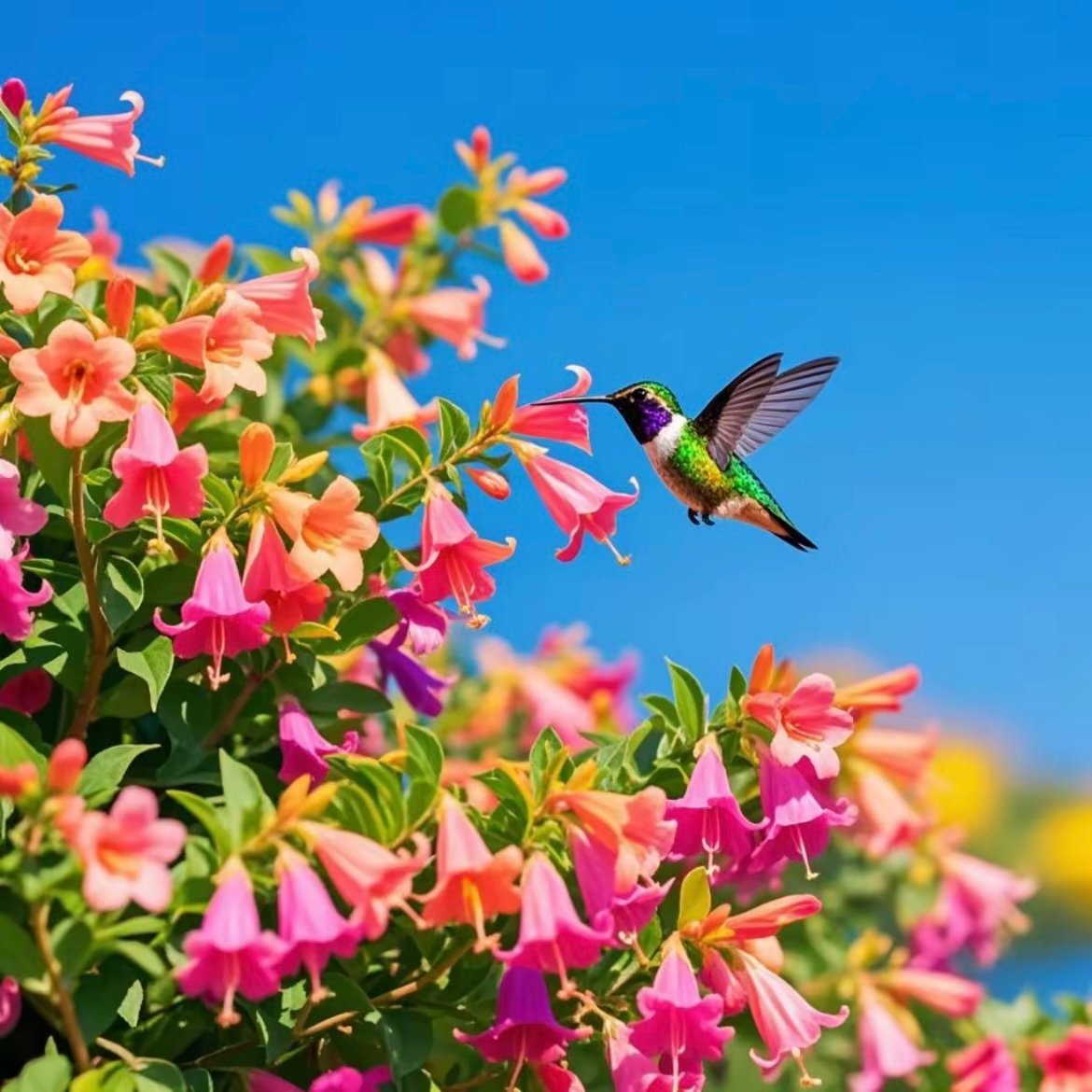 🐦"Hummingbird Carpet"🌸Epilobium garrettii – Rainbow Burst 🌈