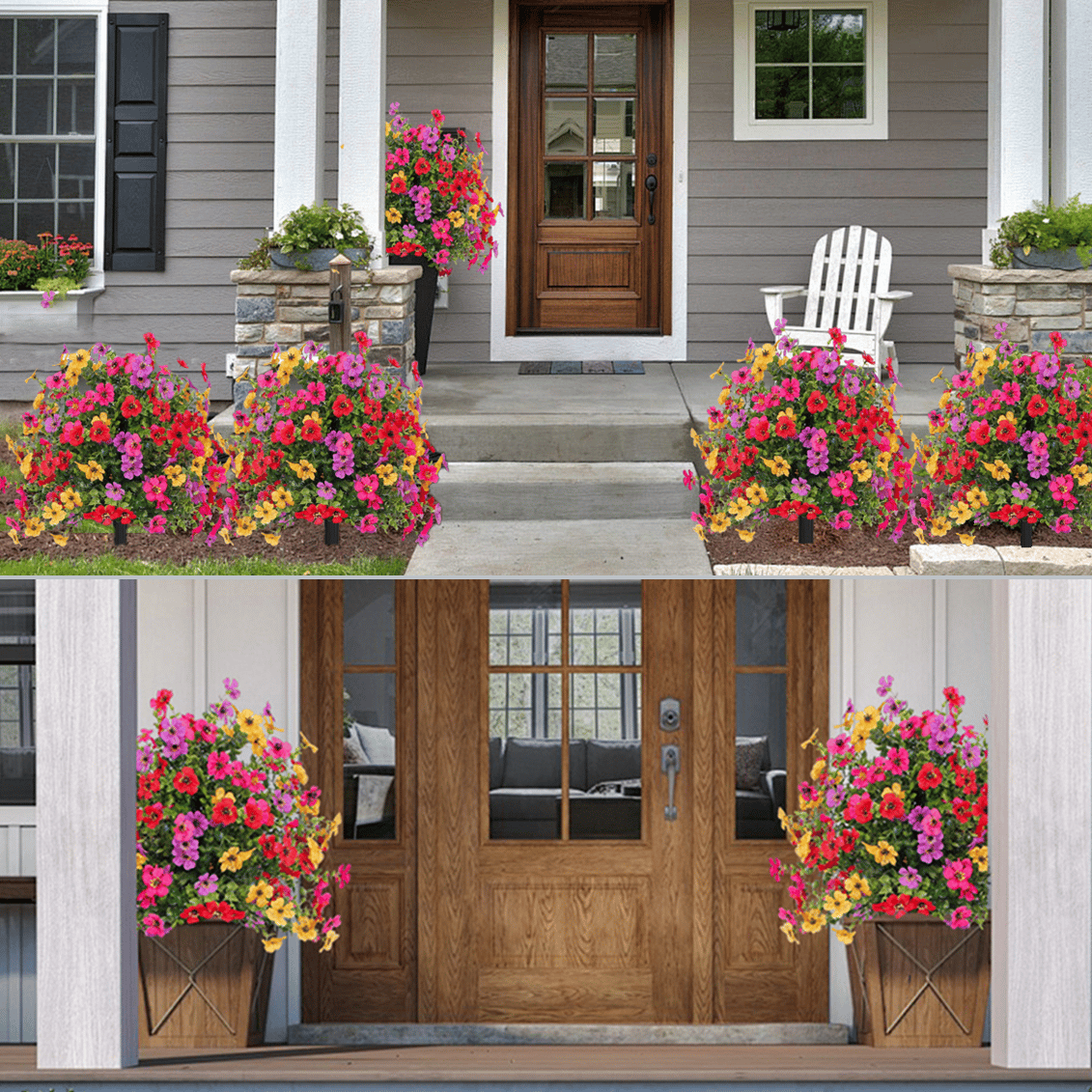 Last Day Promotion! 🔥Outdoor/Indoor UV Resistant & Waterproof Artificial Flower Decor ✅BUY 5 GET 10% OFF