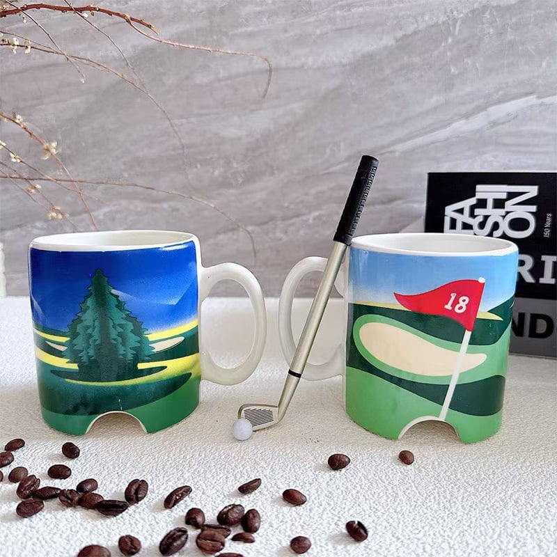 🔥LAST DAY 50% OFF - Golf-Themed Interactive Mug Set