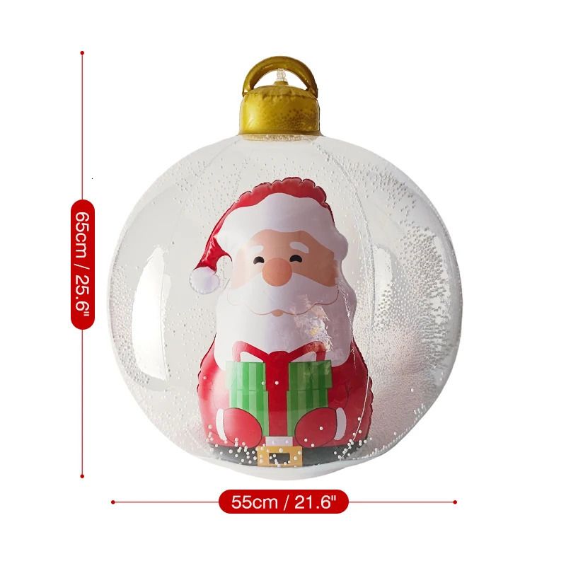 🎅Christmas Hot Sale -Outdoor Christmas PVC inflatable Decorated Ball🎄