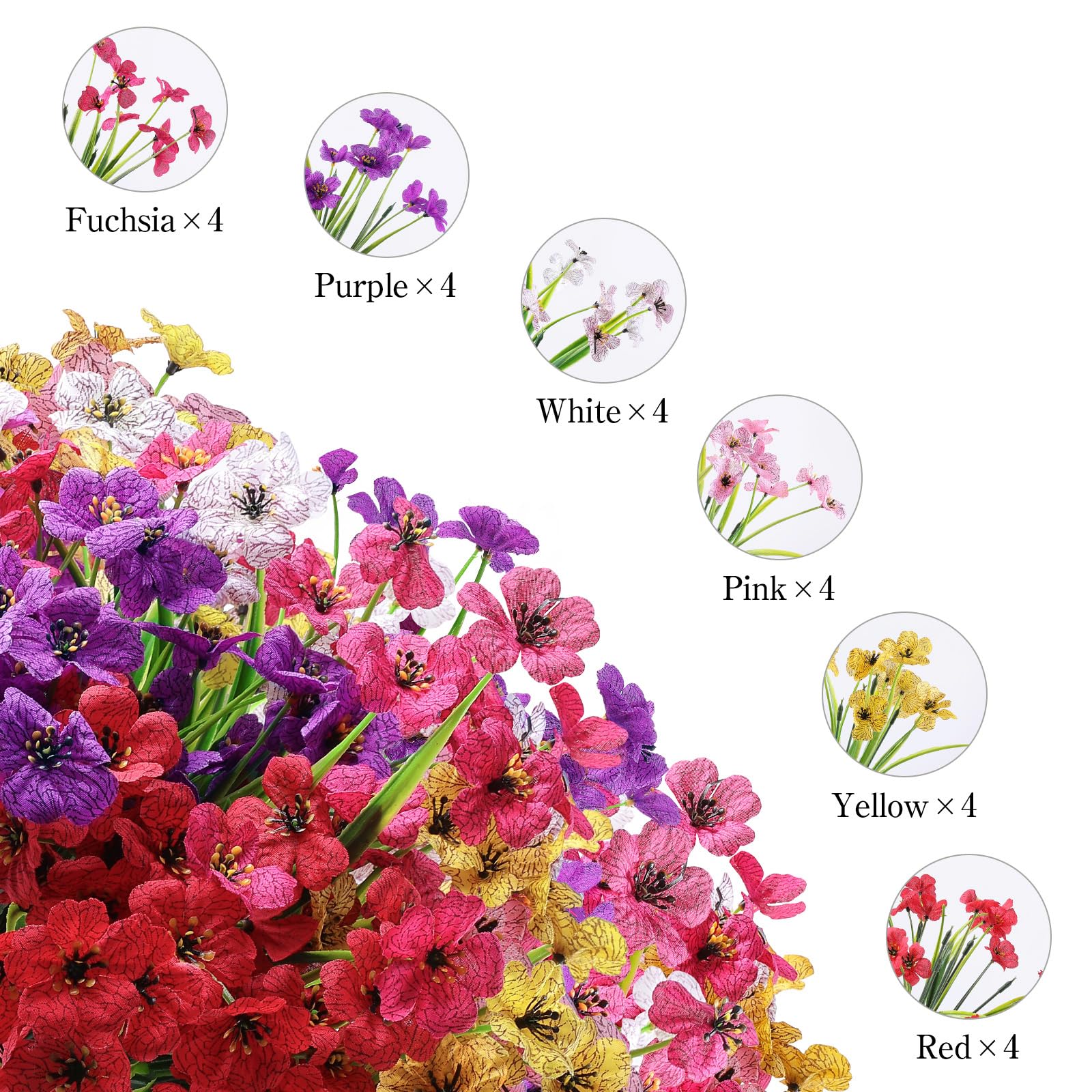 💥On Sale🌸Lifelike UV-Resistant Artificial Flowers for Spring Decor 🌸