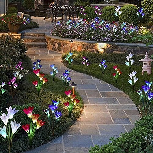 🔥Hot Sale-48% OFF🔥Outdoor Solar Lily Flower Light 🌷