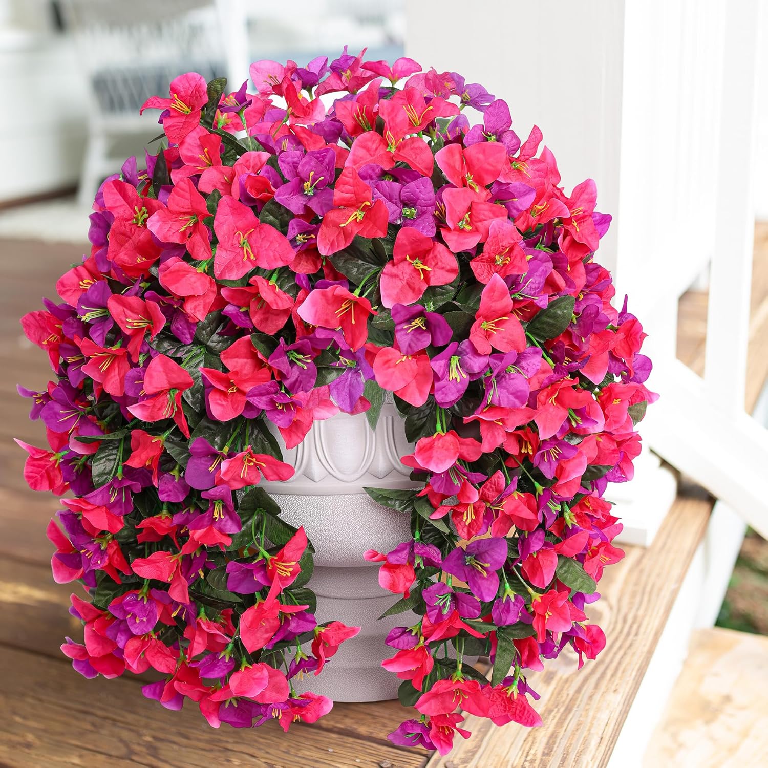🌺LAST DAY 60% OFF✨-UV Resistant Fall Faux Bougainvillea Artificial Hanging Flowers