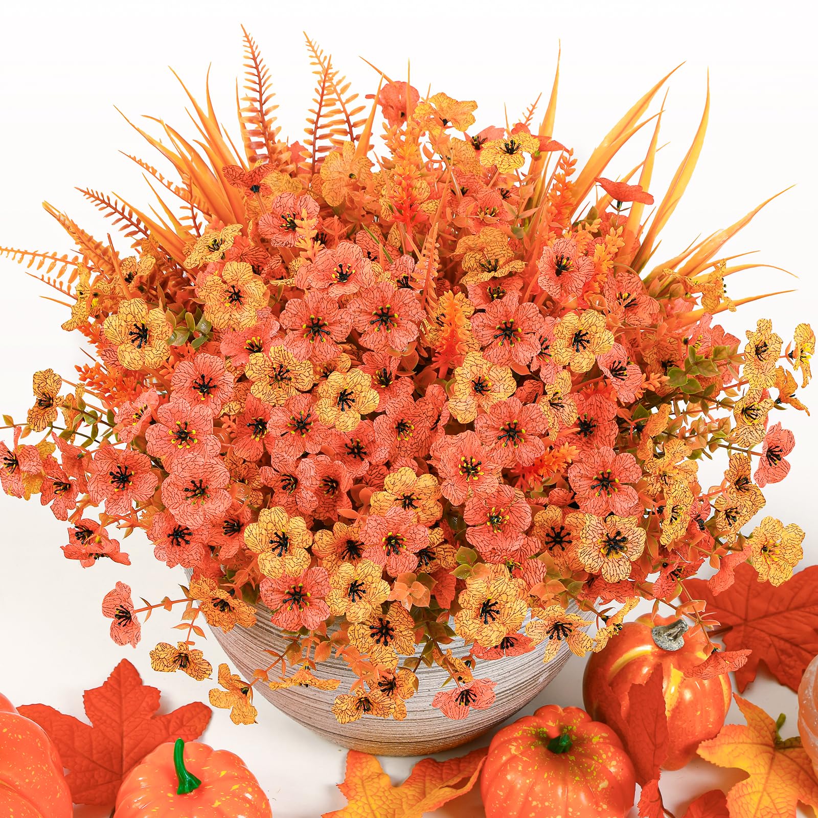 🔥Halloween Discount🎃Realistic Fall Fake Flowers🌸🍂