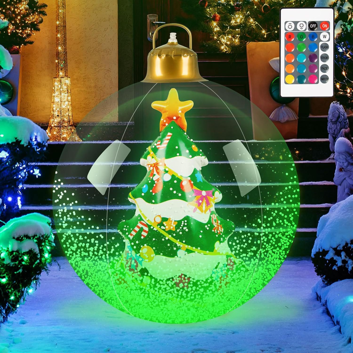 🎅Christmas Hot Sale -Outdoor Christmas PVC inflatable Decorated Ball🎄