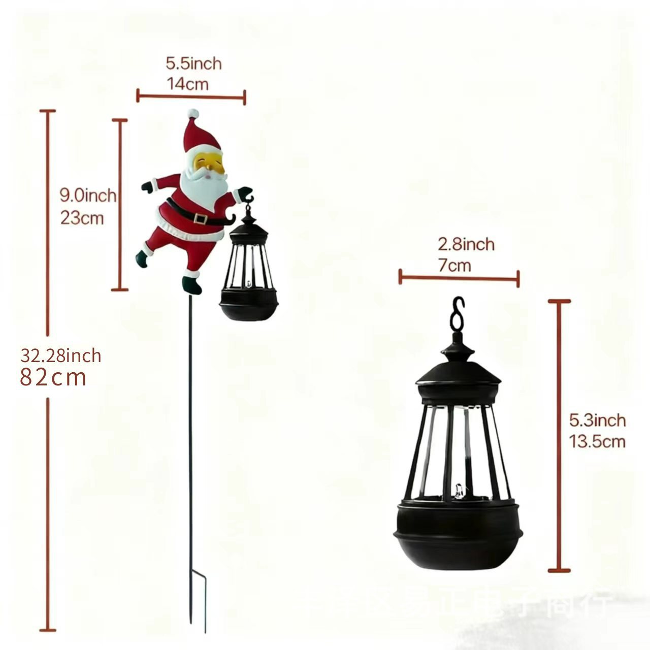 🎅 Solar lamp "Santa Claus" 🎄Magical light fills the garden with festive glow. ✨