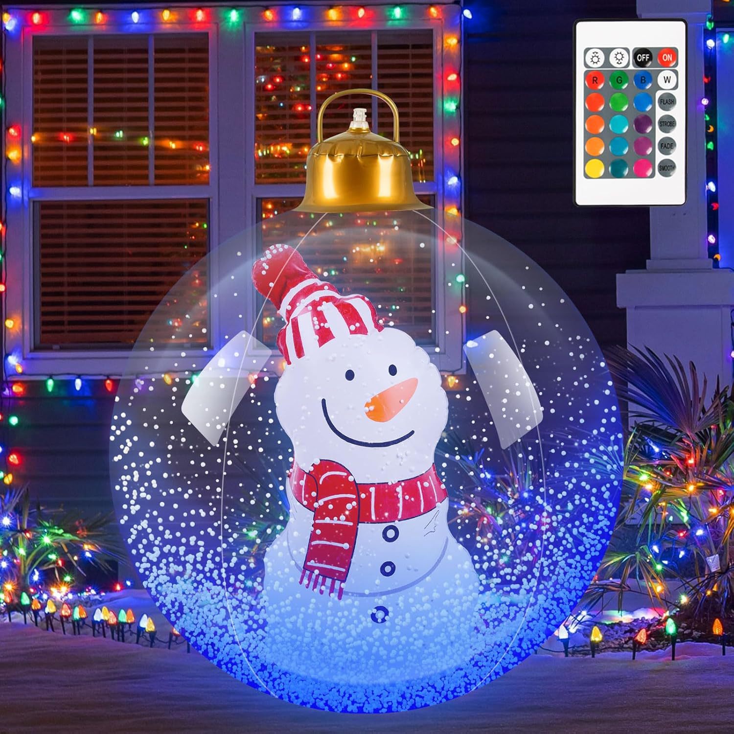 🎅Christmas Hot Sale -Outdoor Christmas PVC inflatable Decorated Ball🎄