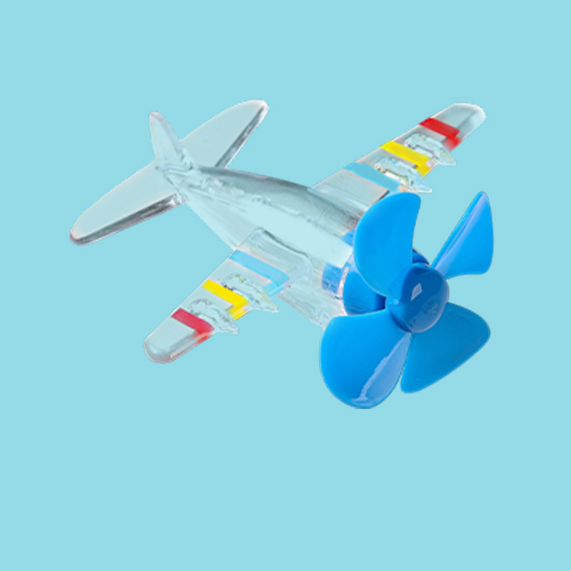 ✨Spinning Mini Airplane🛫 – Lights Up & Propeller Moves with Wind✨