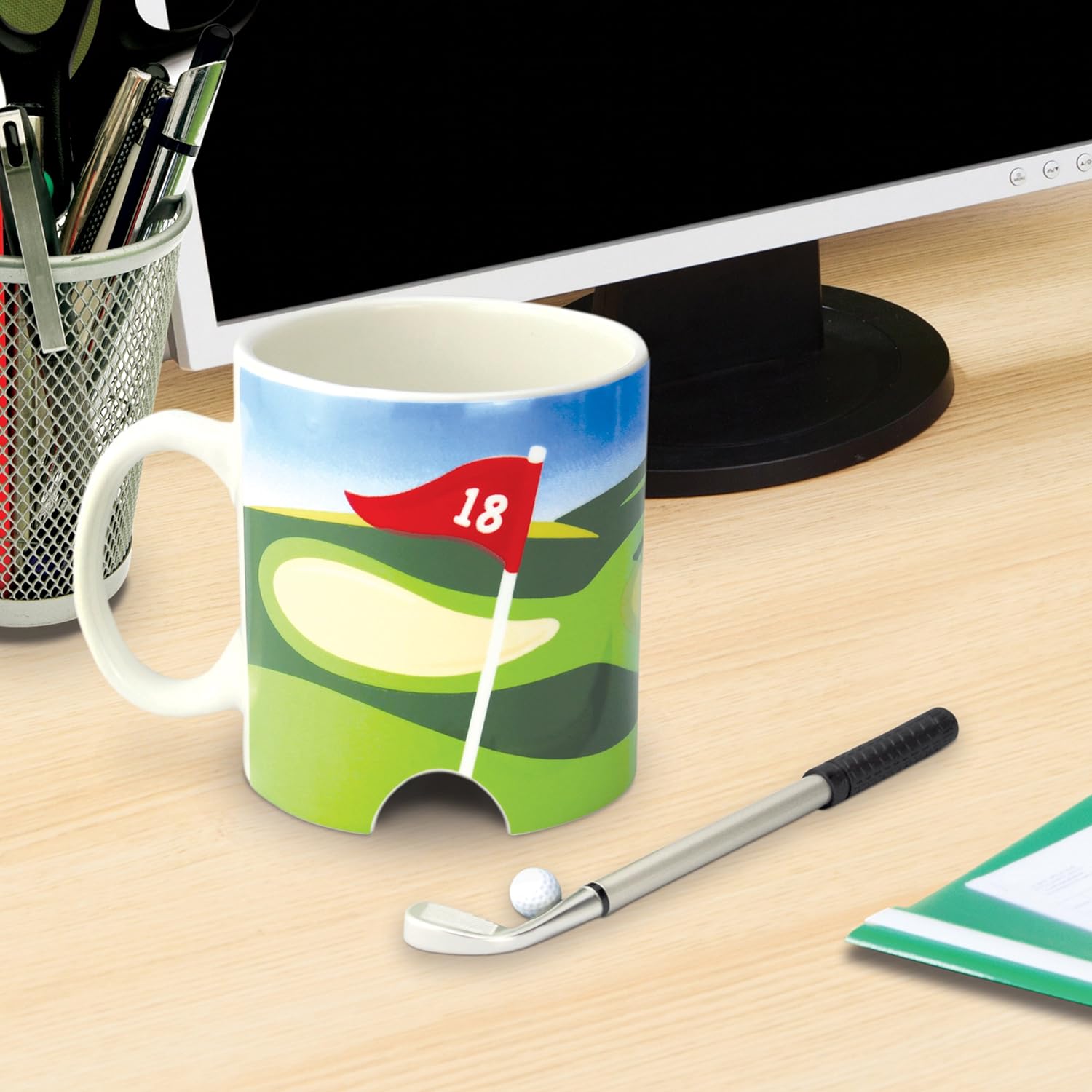 🔥LAST DAY 50% OFF - Golf-Themed Interactive Mug Set