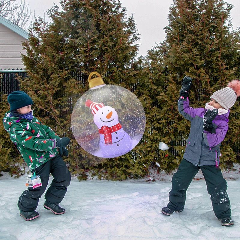 🎅Christmas Hot Sale -Outdoor Christmas PVC inflatable Decorated Ball🎄