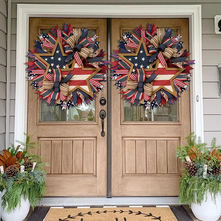 Handmade America 250th Anniversary Wreath Gifts For Mom, Dad, Brother, Sister, Kids