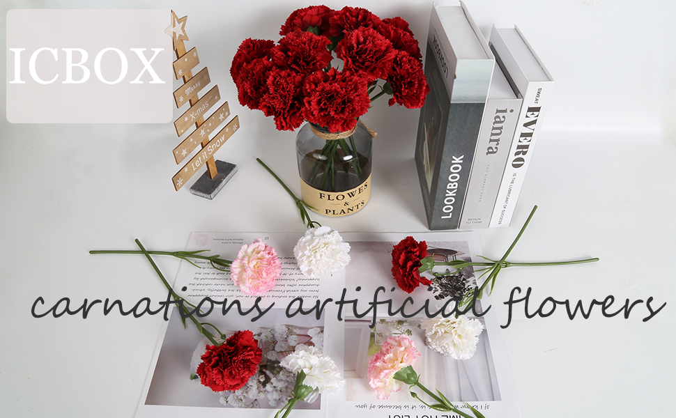 carnations artificial flowers