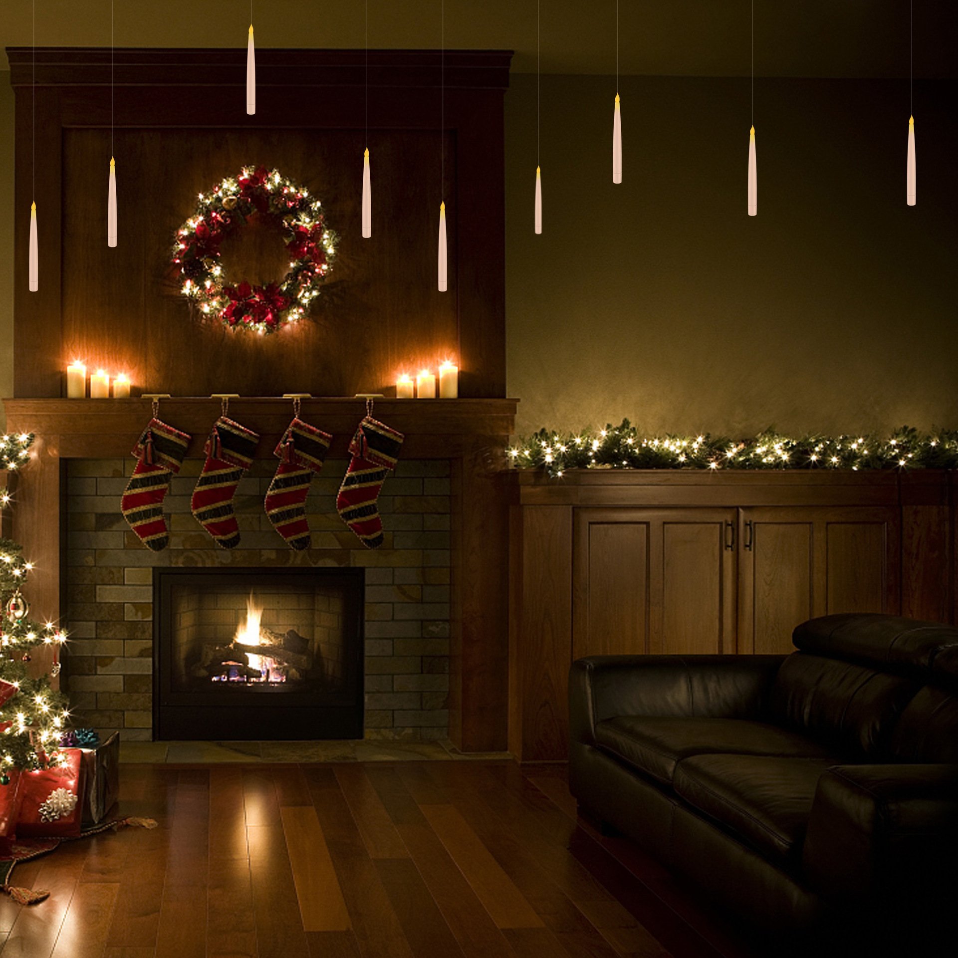 🧙Flameless Floating Candle Lights✨