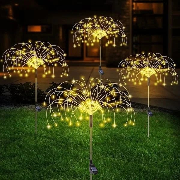 Last Day Get 70% OFF - Waterproof  Solar Garden Fireworks Lamp