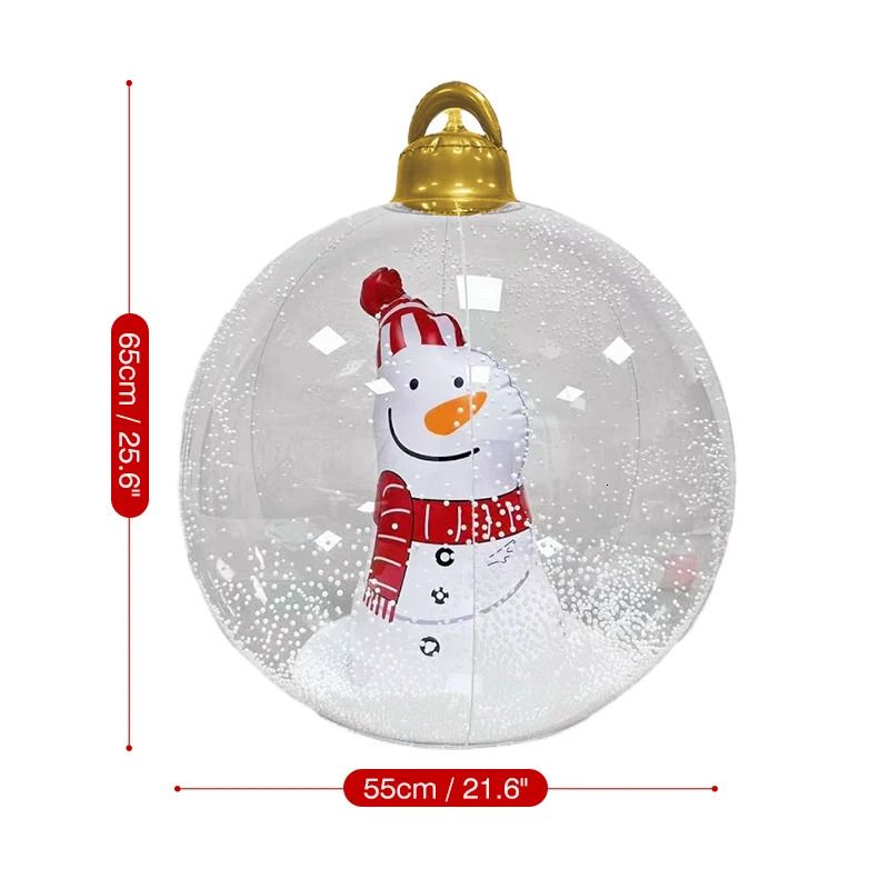 🎅Christmas Hot Sale -Outdoor Christmas PVC inflatable Decorated Ball🎄