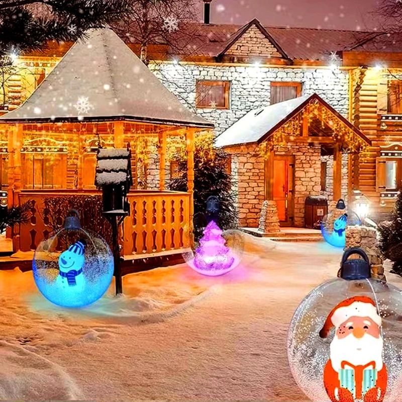 🎅Christmas Hot Sale -Outdoor Christmas PVC inflatable Decorated Ball🎄