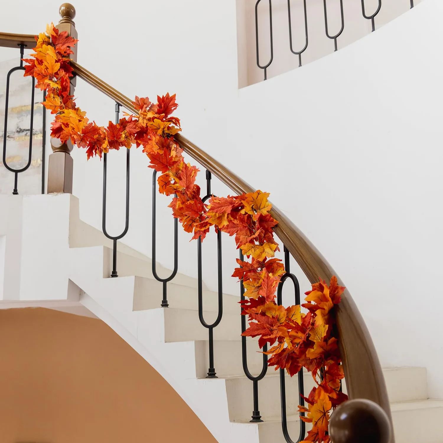 🔥Hot Sale 60% OFF - Artificial Maple Leaf Autumn Garland🍁