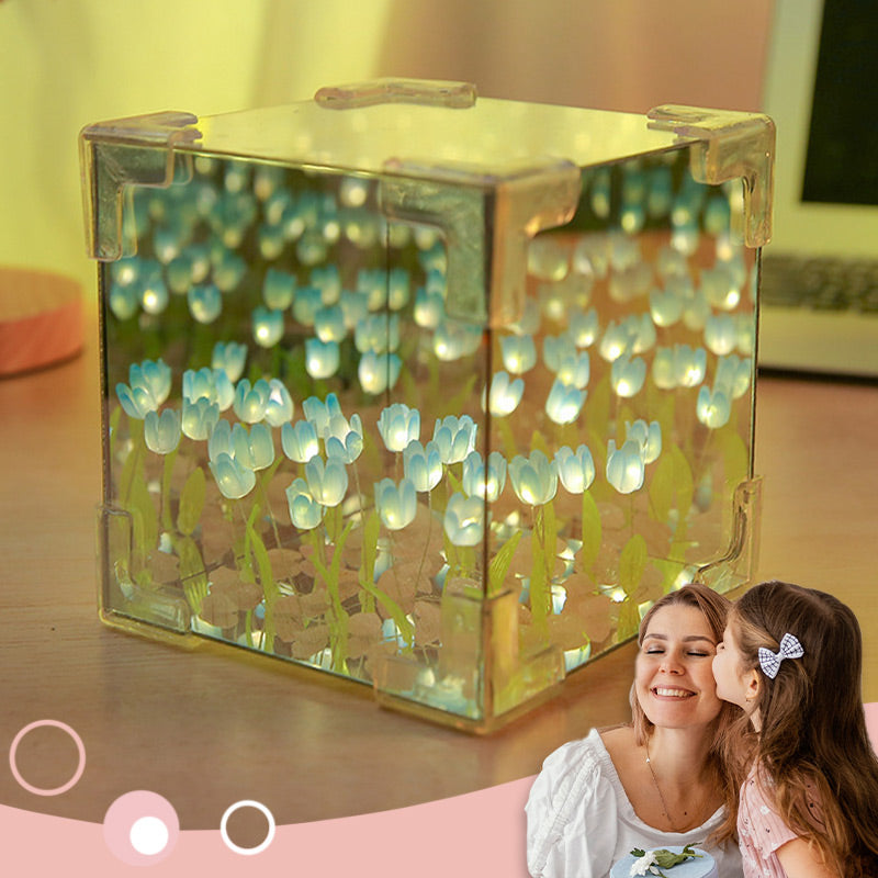 🎁Mother's Day Hot Sale-DIY Tulip Mirror Light