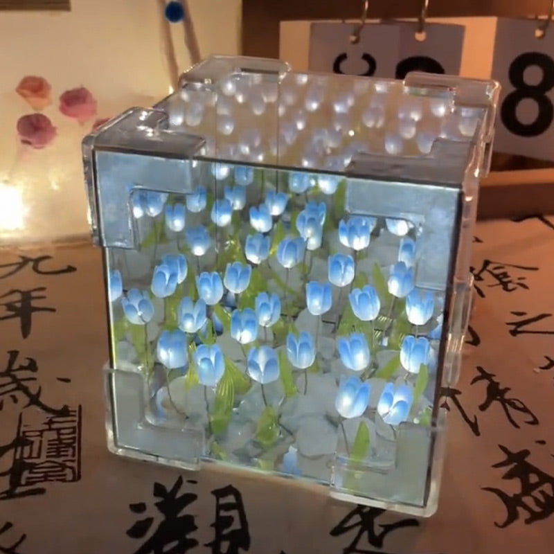 🎁Mother's Day Hot Sale-DIY Tulip Mirror Light