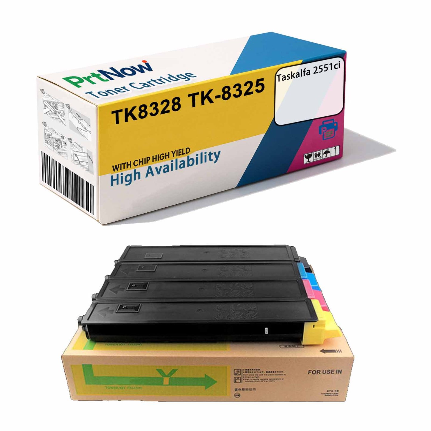 Compatible with Kyocera TK8328K Taskalfa 2551ci toner