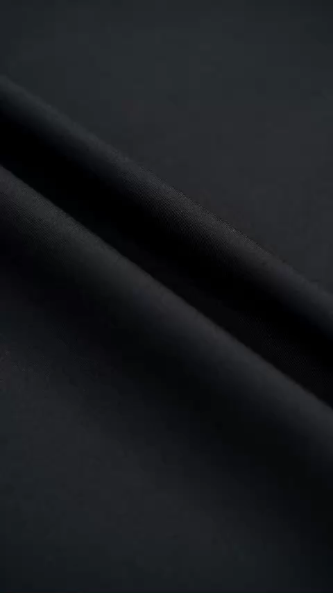 Black Flare H-Line Supermodel Effect Pants with Flat Elastic Waist and Hidden Pocket