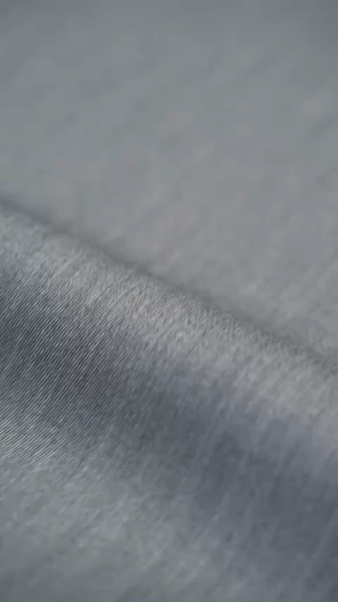 Gray Wrinkle-Resistant Wool Wide-Leg Pants, Machine-Washable