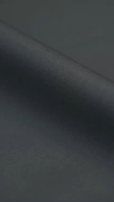 Black Wrinkle-Resistant Wool H-Line Midi Pencil Skirt, Machine-Washable